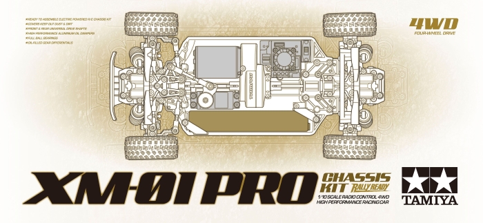 1/10 RC Pro Chassis Kit (XM-01)