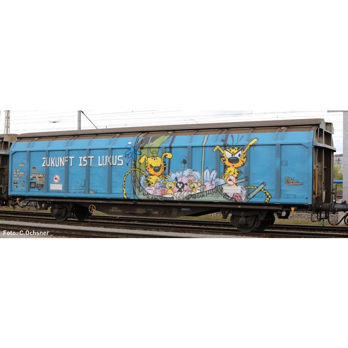 N SBB Schiebewandwagen Hbbillns Graffiti Zukunft ist Luxus, Ep. V