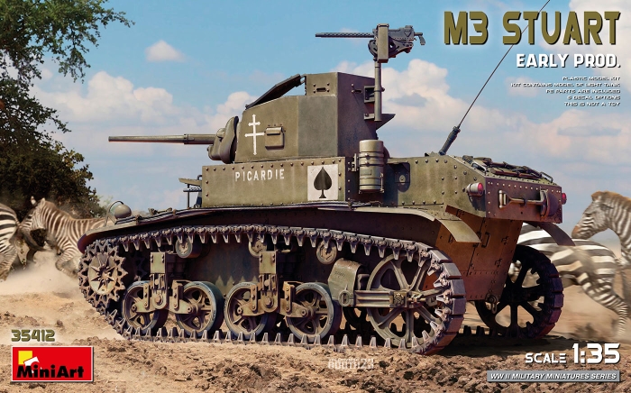 1/35 M3 Stuart Fr&#252;he Prod.