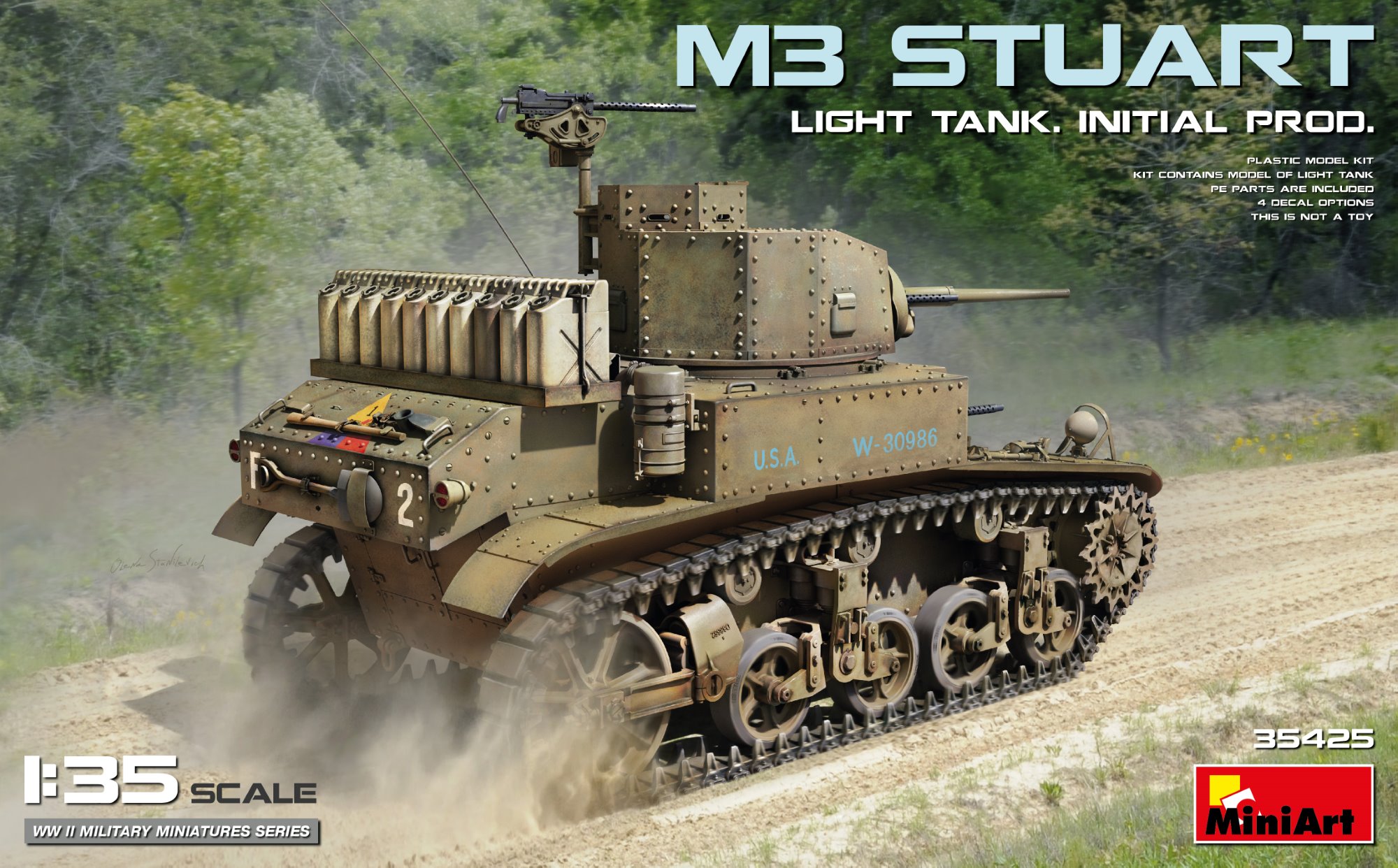 1:35 M3 Stuart leichter Pz. fr&#252;he Prod.
