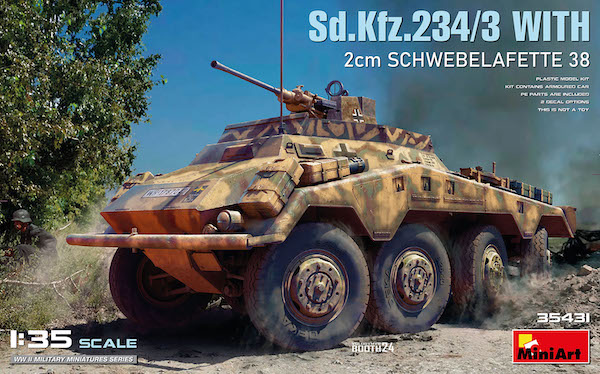 1/35 Sd.Kfz.234/4 Panzersp&#228;hwagen 2cm Schebelafette