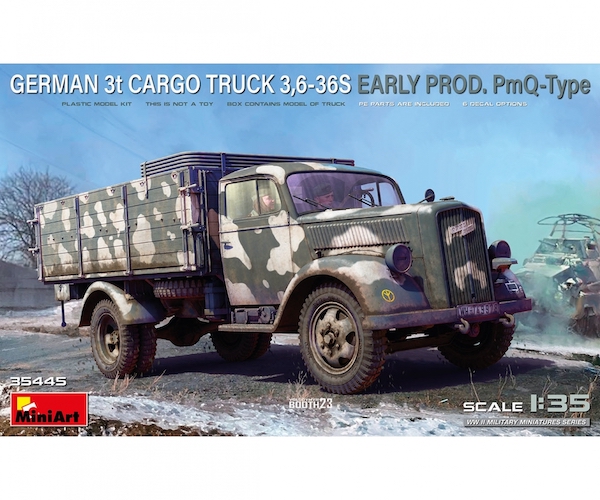 1/35 Dt. 3t Cargo Truck fr&#252;he Prod.