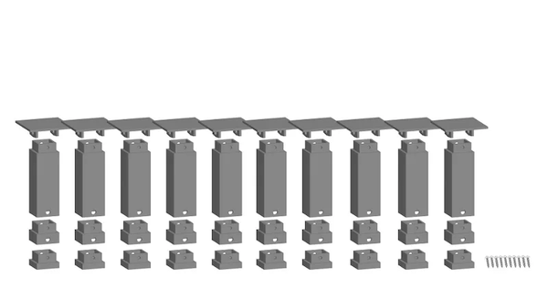 H0 /N Easy-Track Pfeiler Set unten