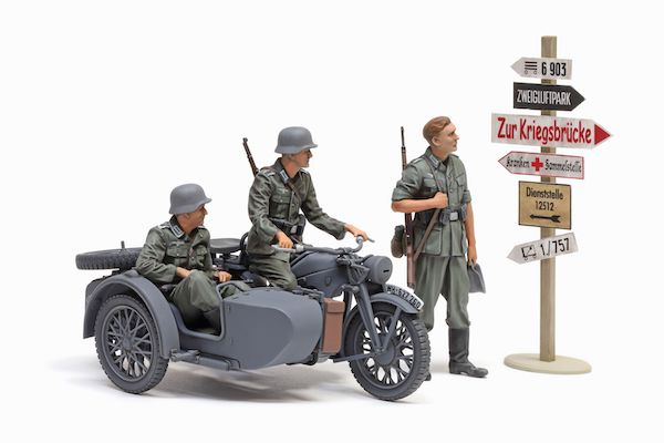 1/35 German KS600 Motorcycle &amp;amp; Sidecar