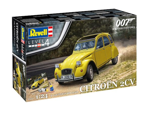 1/24 Gift Set Citroen 2CV 007 James Bond