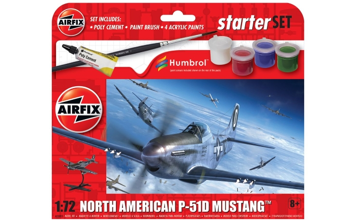 1/72 P-51D Mustang Starter SET