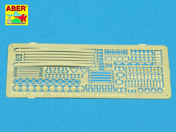 1/48 German panzer troops accessories