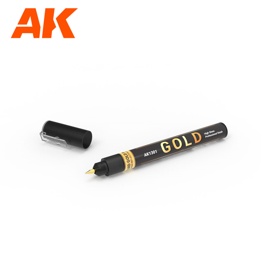 AK METALLIC LIQUID MARKER – GOLD