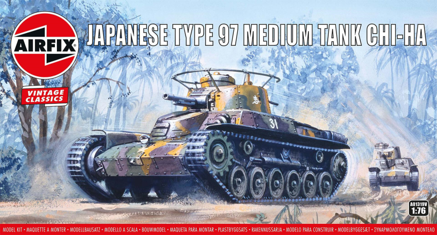 1/76 Type 97 Chi Ha Japanese Tank