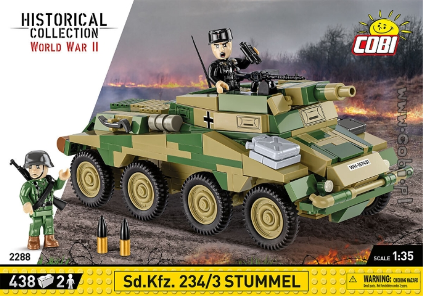 Sd.Kfz.234/3 Stummel, 438 Teile