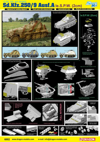 1/35 Sd.Kfz.250/9 Ausf.A le.S.P.W.(2cm)