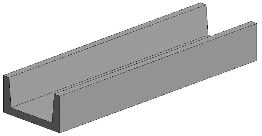 U-Profil, 350x2,0x0,97 mm, 4