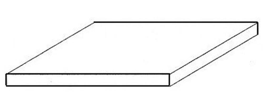 Wei&amp;#223;e Polystyrolplatte, 0,25x150x300mm  Set (4 Stk.)