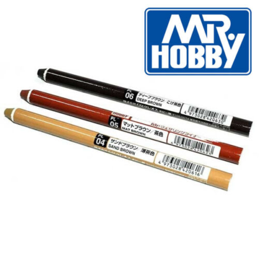 Mr Weathering Liner MUD Colour Set Mr Hobby