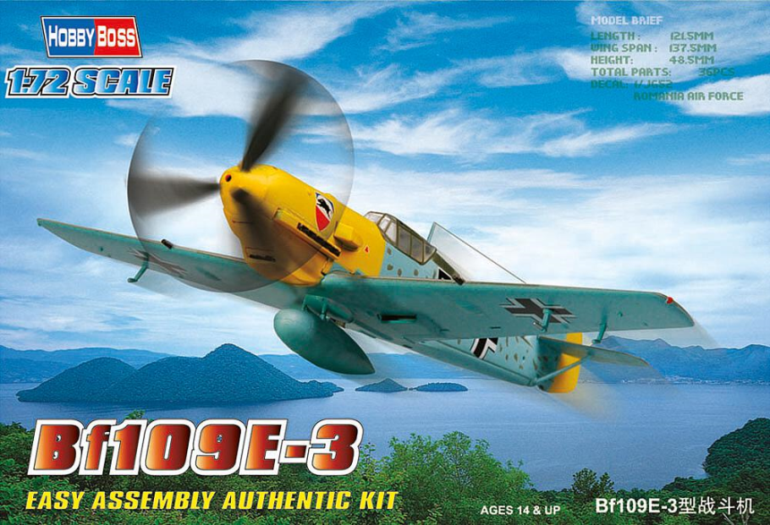 1/72 Me Bf 109E-3