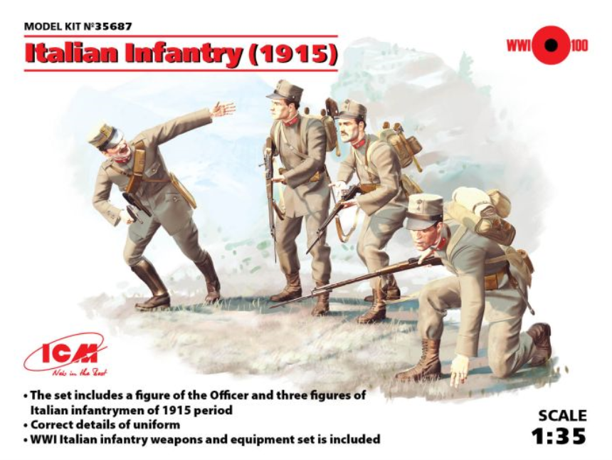 1/35    Italien Infantry WW I