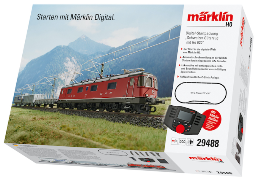 H0 Digital-Startpackung CH G&amp;#252;terzug mit RE620