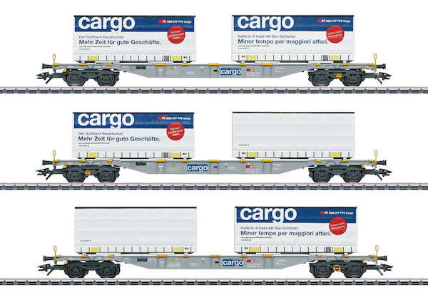 Coop Container Flat Car Set