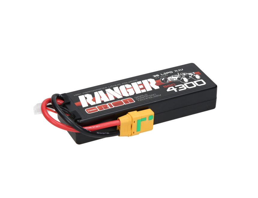 3S 55C Ranger LiPo Battery 4300 mAh 11.1 V w/XT90 Plug