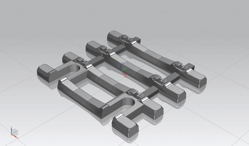 H0 Gleisschwellen 31mm Flexgleis +Betonschwellen VE12