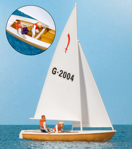 1:87  Segler (4), Segelboot Korsar