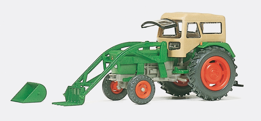 1:87  Ackerschlepper Deutz D 6206 mit Baas-Lader Fertigmodell