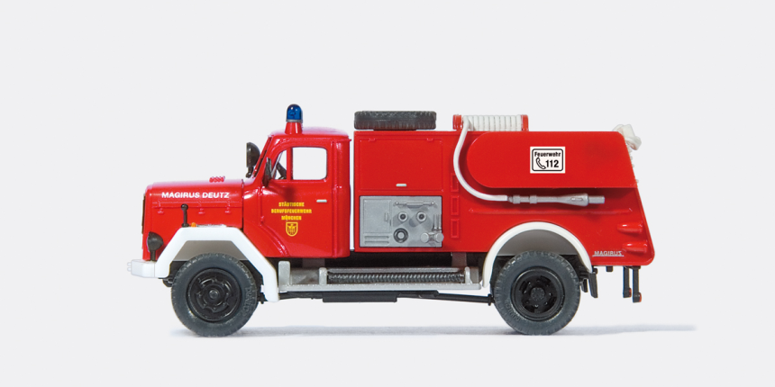 1:87  Zubringerl&amp;#246;schfahrzeug ZLF 24 Magirus 150 D 10 A