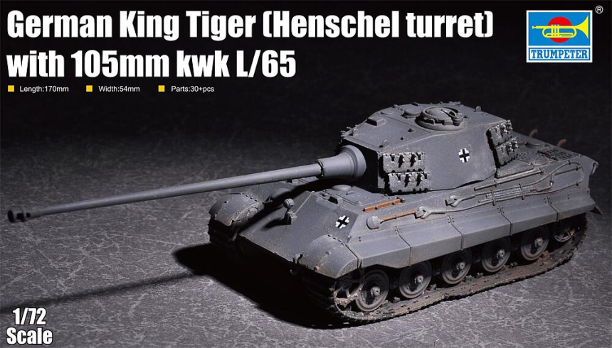 1/72 K&amp;#246;nigstiger (Henschel-Tu