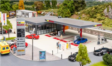 H0 Migrol  Tankstelle