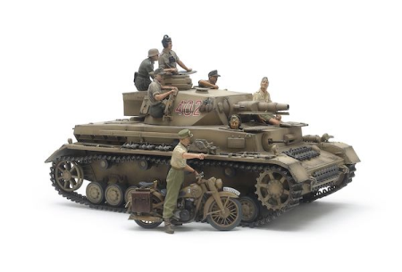 1/35 Panzerkampfwagen IV Ausf F &amp; Motocycle