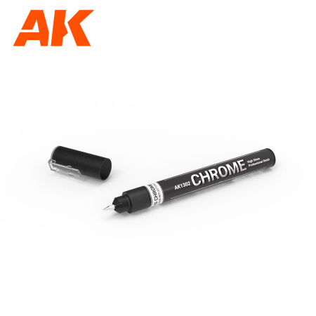 AK METALLIC LIQUID MARKER – CHROME