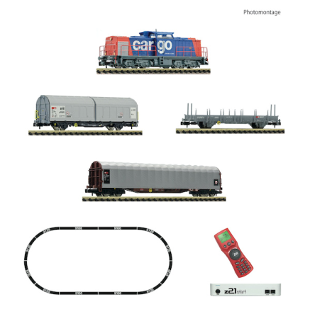 N z21 start Digitalset: Diesellokomotive BR 203 mit G&#252;terzug, SBB Cargo