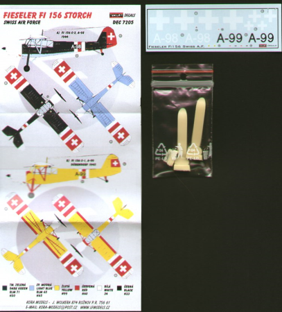 1/72 Fieseler Fi-156C-3 &#39;Storch&#39; in Swiss Air Force service