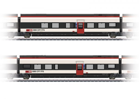 H0 Erg&#228;nzungswagen-Set 1 zum RABe 501 Giruno