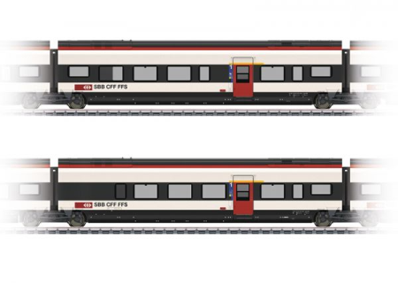 H0 Erg&#228;nzungswagen-Set 3 zum RABe 501 Giruno