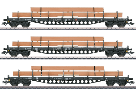 Wood Transport Stake Car Set