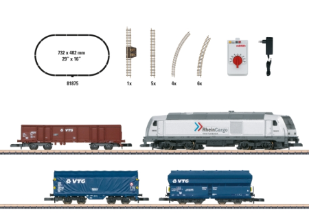 Z Startset Startpackung G&#252;terverkehr mit Diesellok