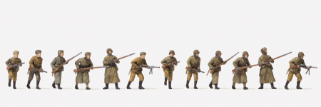 1:87  Angreifende Infanterie Winteruniform UdSSR 1941-1945.