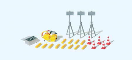 1:87  Hydraulikaggregat, Schere und Spreizer, Zubeh&#246;r