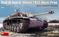 1/35 StuG III  ausf G M&amp;#228;rz 43 W Winterketten Alkett Production INTERIOR Kit