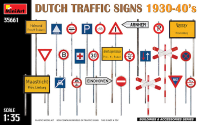 1/35 Durch Road Signs Paris region 1930- 40s