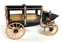 1/12 1895 Horse Drawn Hearse Wagon 