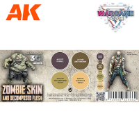 WARGAME COLOR SET. Zombie Skin and Decompesed Flesh