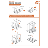 1/35 Wooden EuroPallet  lasercut
