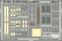 1/32Ju 87G Stuka  seatbelts f&amp;#252;r Hasegawa Bausatz