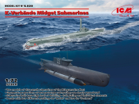 1/72 K-Verb&amp;#228;nde Midget Submarines