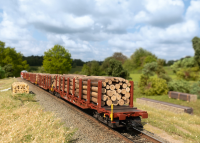 Wood Transport Stake Car Set