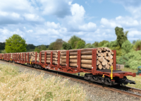 Wood Transport Stake Car Set