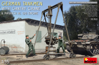 1/35 Germ. Tankmen w/Gantry Crane &amp;amp; Maybach HL 120