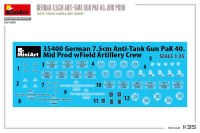 1:35 Dt. 7,5cm PaK 40 m.Crew (4) m Prod.